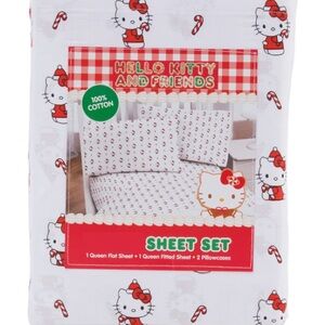 Hello Kitty Holiday Christmas Candy Cane Full Sheet Set